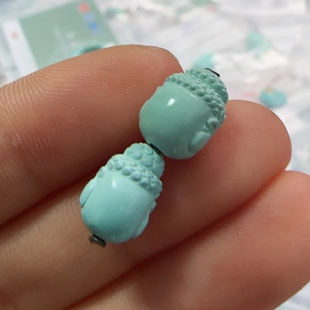 绿松石珠宝半成品未镶嵌