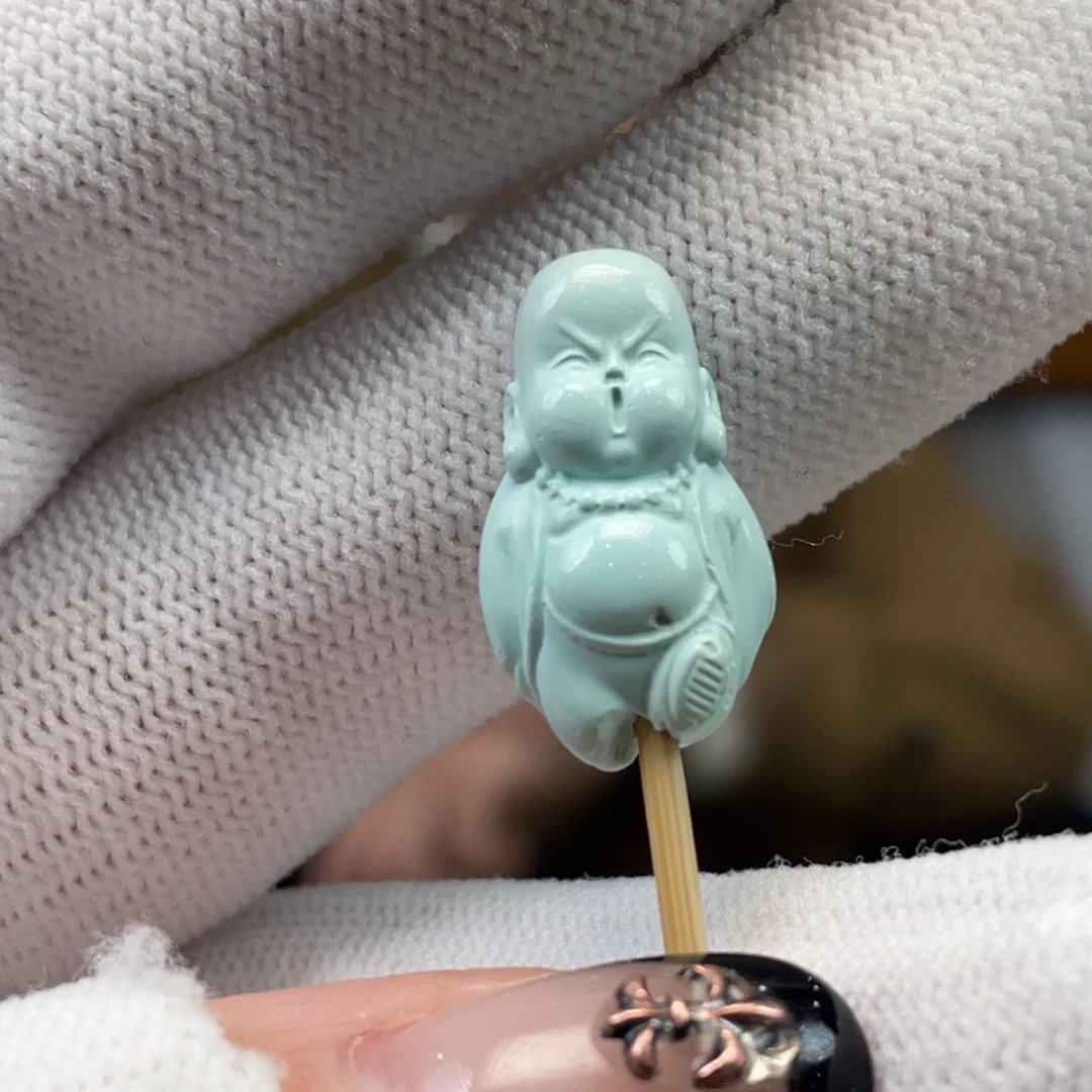 绿松石未镶嵌挂件