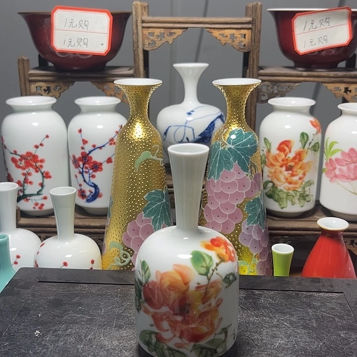 陶摆件景德镇陶瓷高11cm