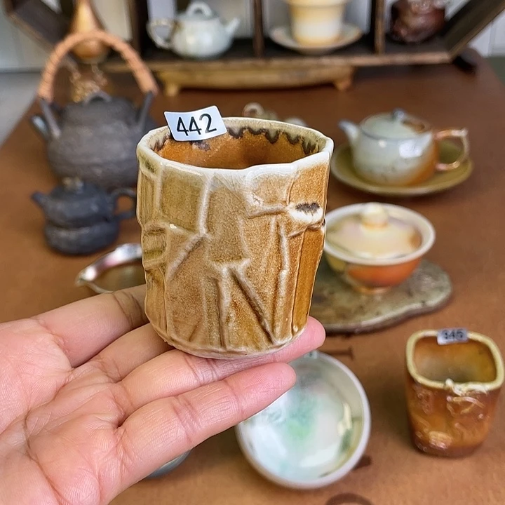 燃薪柴烧茶器主人杯