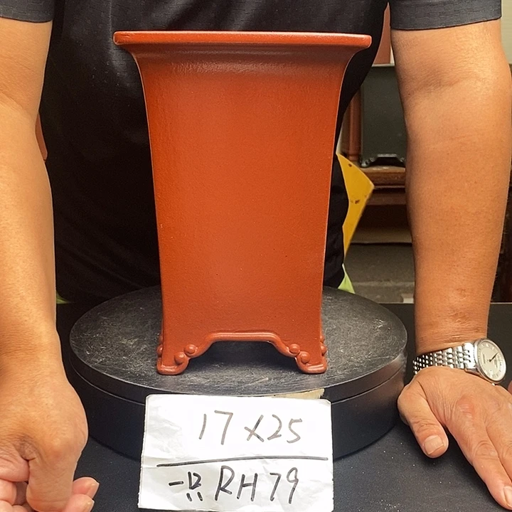 随***缘紫砂花盆货号一只RH79