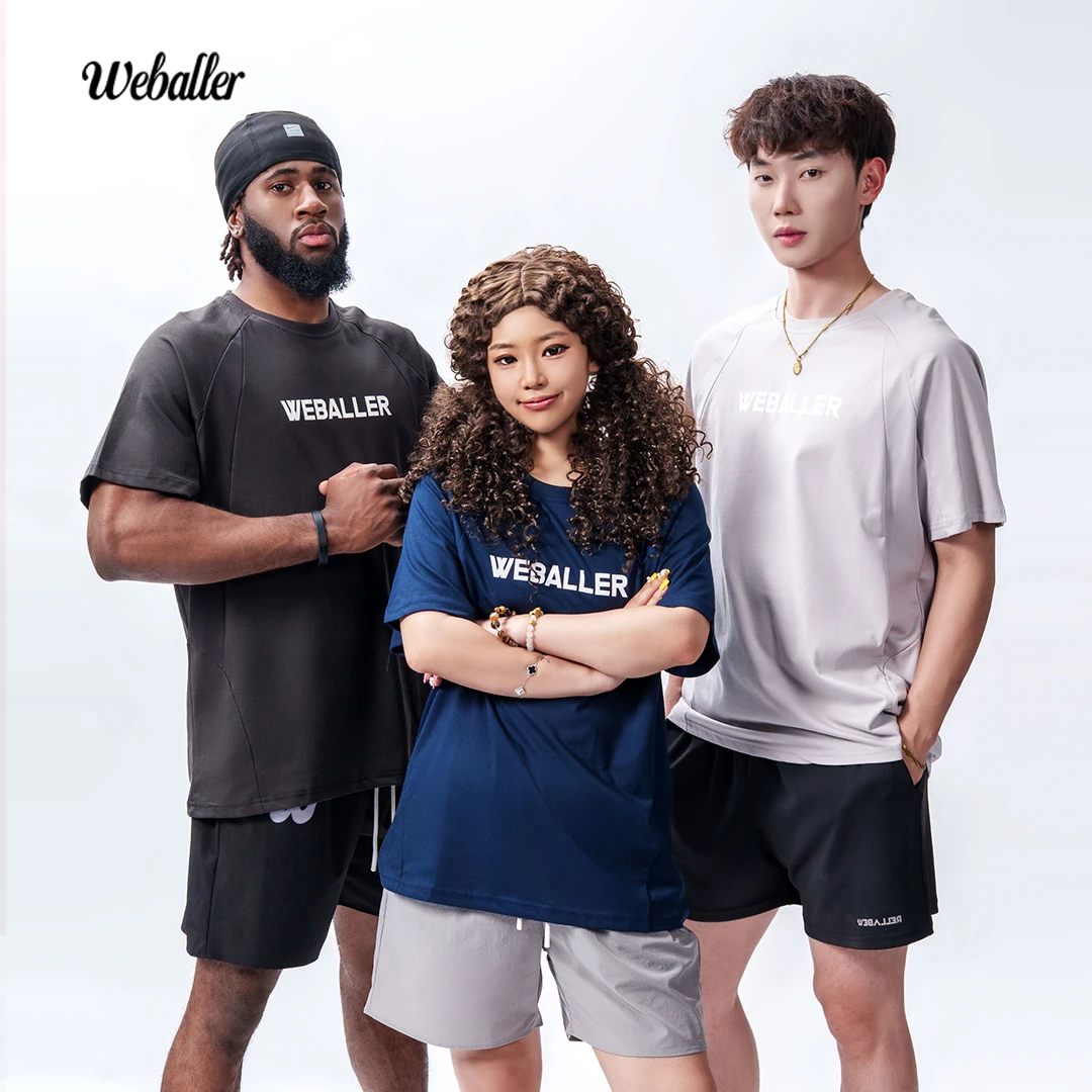 WEBALLER  美式短袖投篮服重组透气速干训练篮球清凉夏季运动