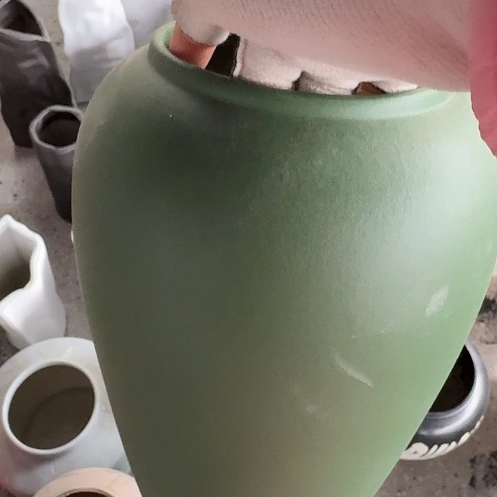 玉沙正绿中号高27口径11