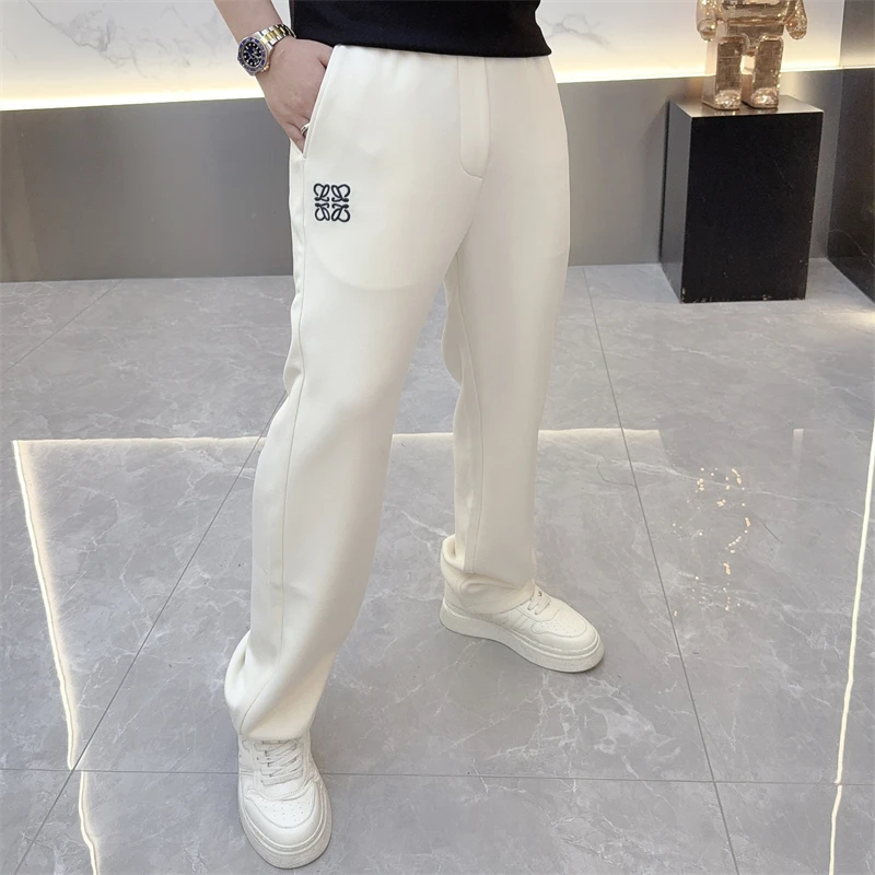 冰希小众.高品质男士休闲裤百搭直筒裤运动风长裤潮2025秋季新款
