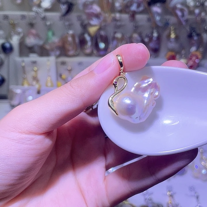 颈饰合金淡水珍珠52