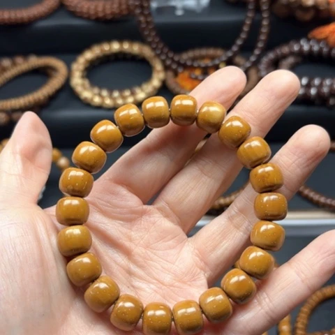 【闪购商品】菩提紫金鼠黄金甲手串