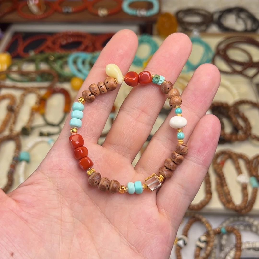 桃核手串寒露蜜桃核手串设计款