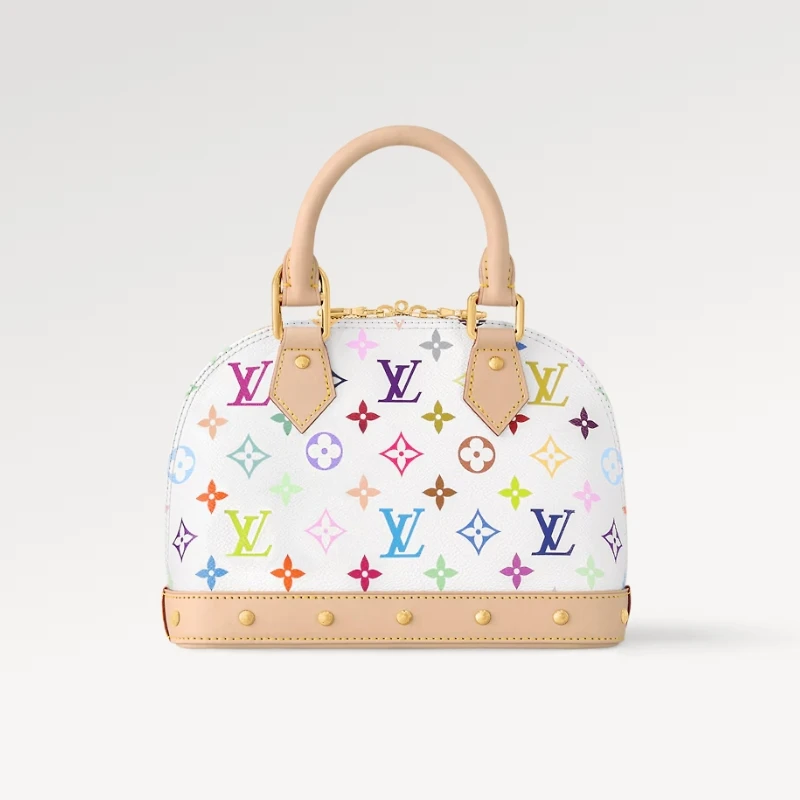 未使用 LouisVuitton/路易威登 【黑黑】贝壳包 联名 白三彩