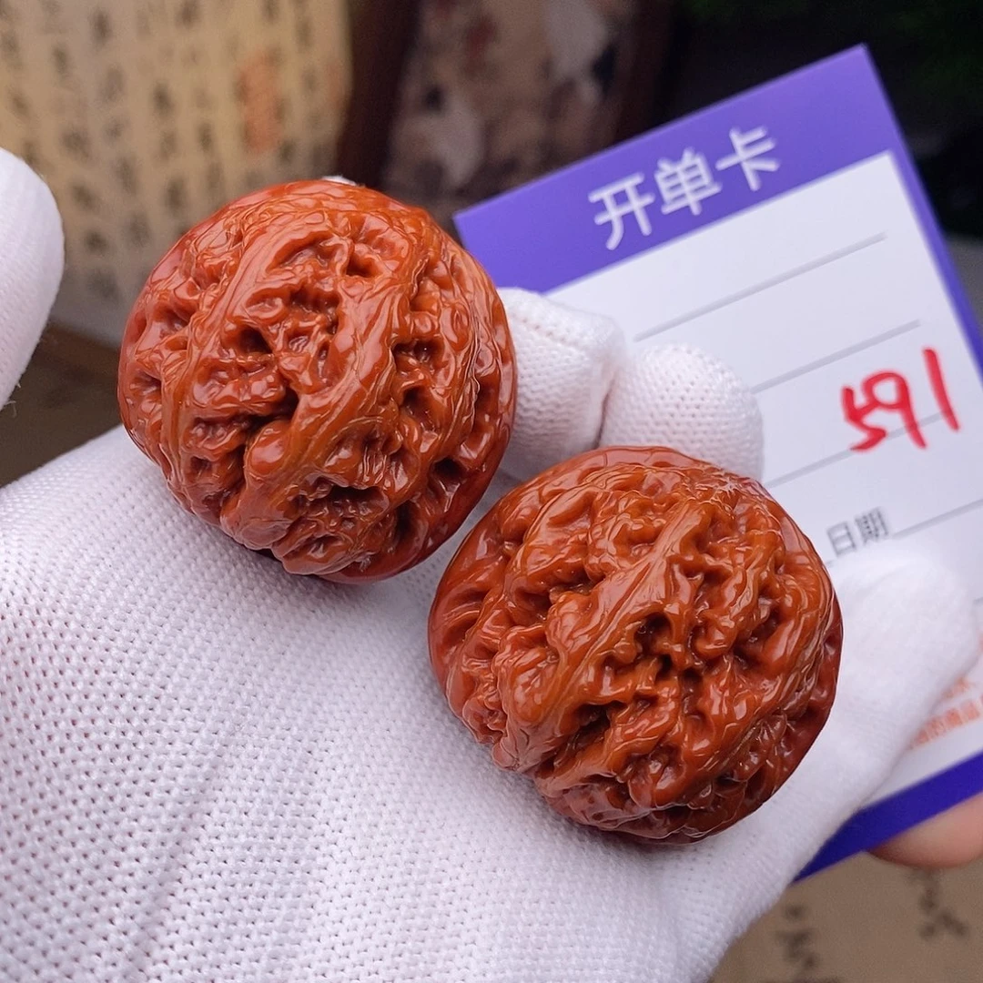 文玩核桃把件37粗筋591