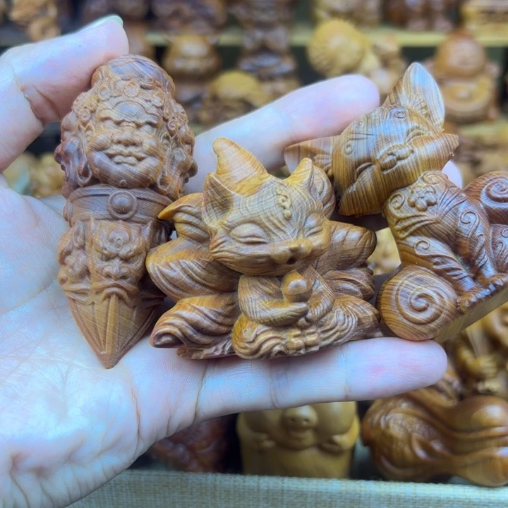 柏木（崖柏）崖柏手把件