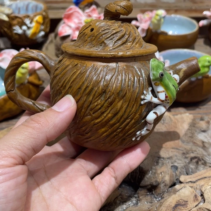 新品出窑手工制作陶瓷茶具茶杯