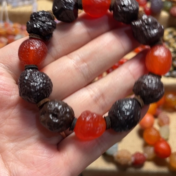 玛瑙/玉髓合金手链