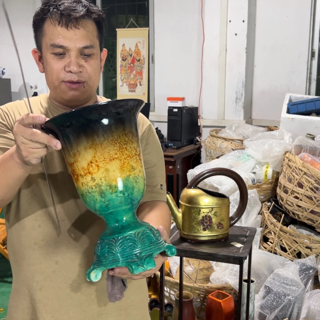 号高温陶瓷工艺饰品（不可以水培）24微瑕