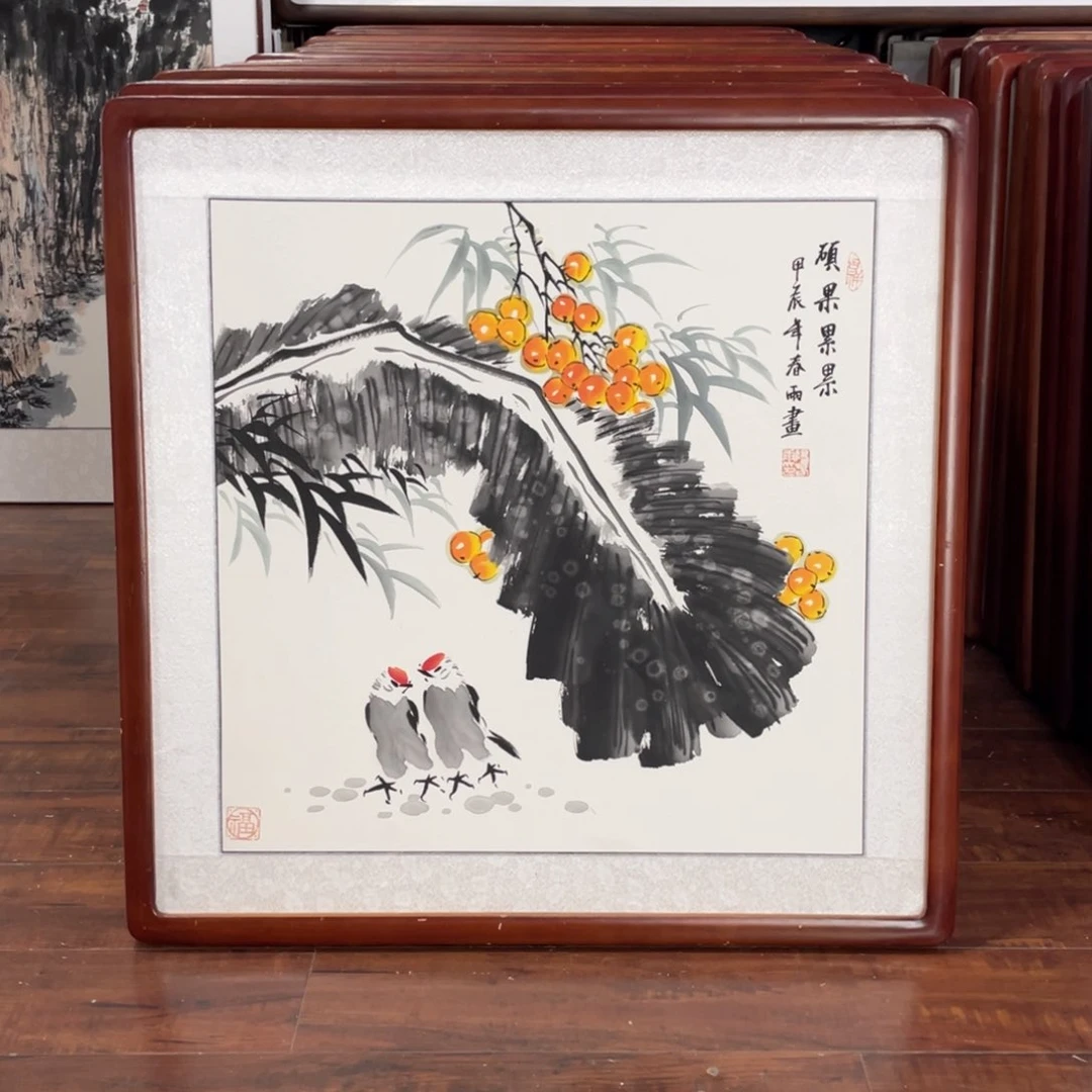国画带框尺寸 63*63厘米