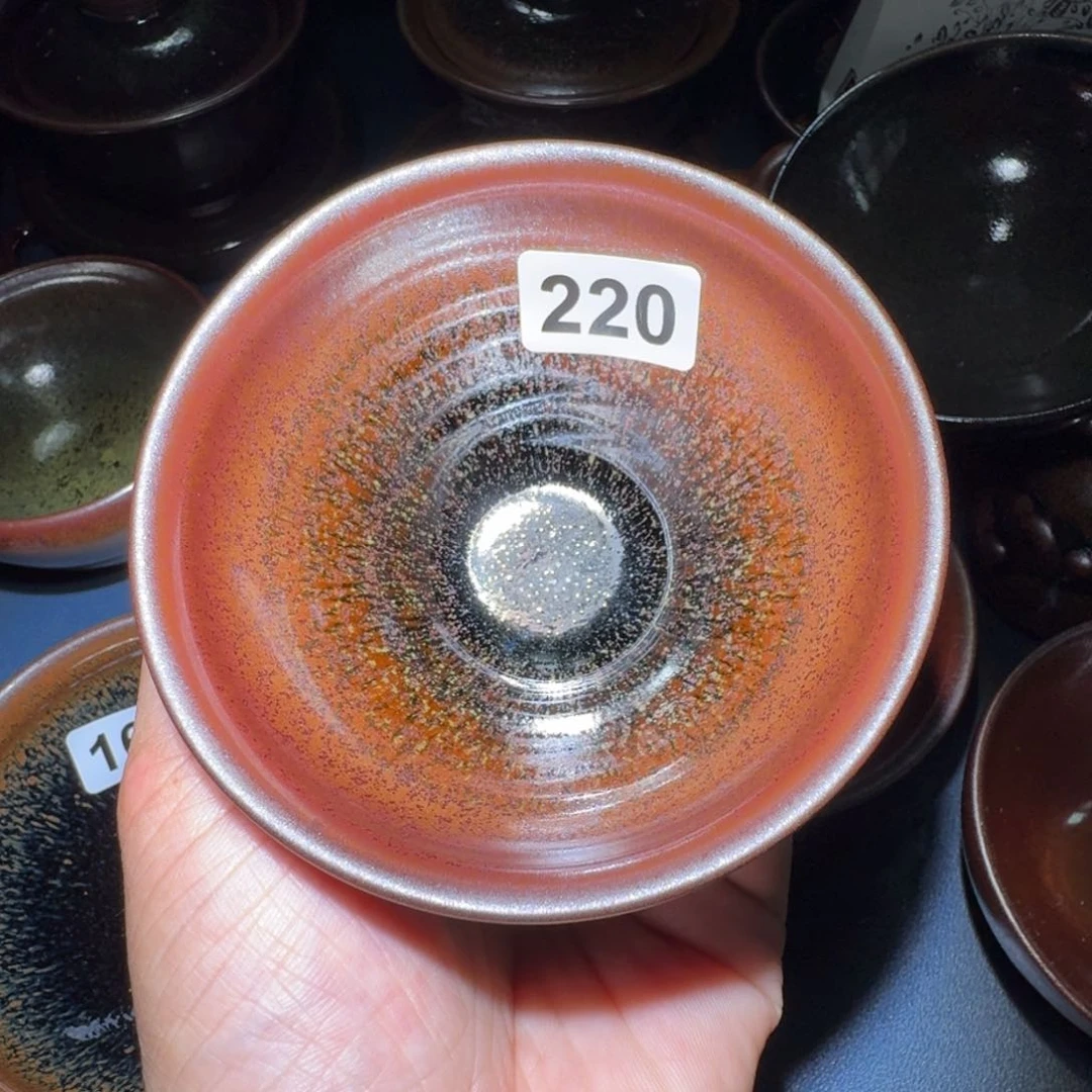 小雨茶盏，手工柴烧，怀**苻