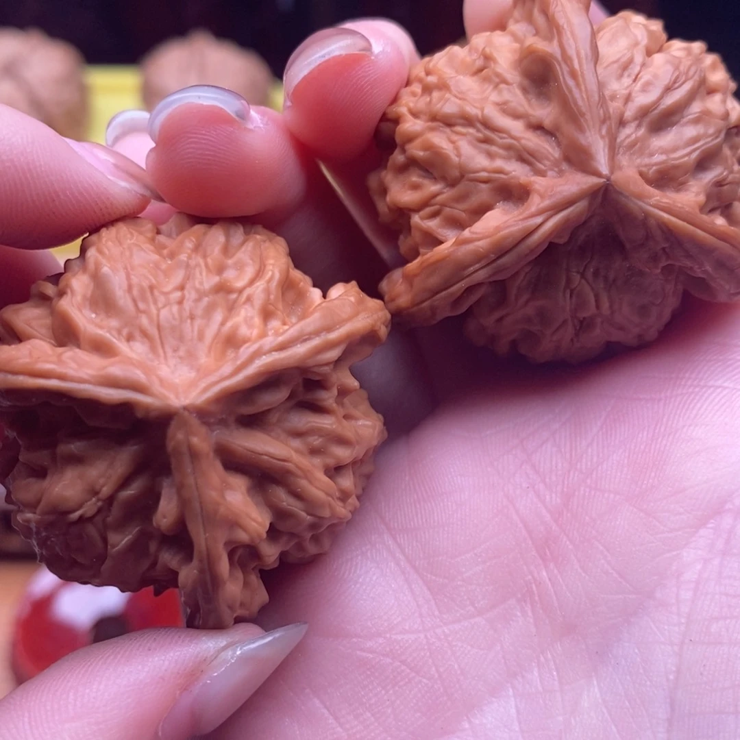 文玩核桃把件芽*哟三棱