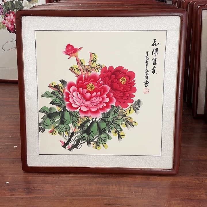 国画带框尺寸63*63厘米