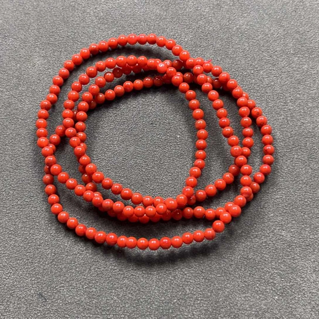 南红玛瑙手串未镶嵌鸡**皮
