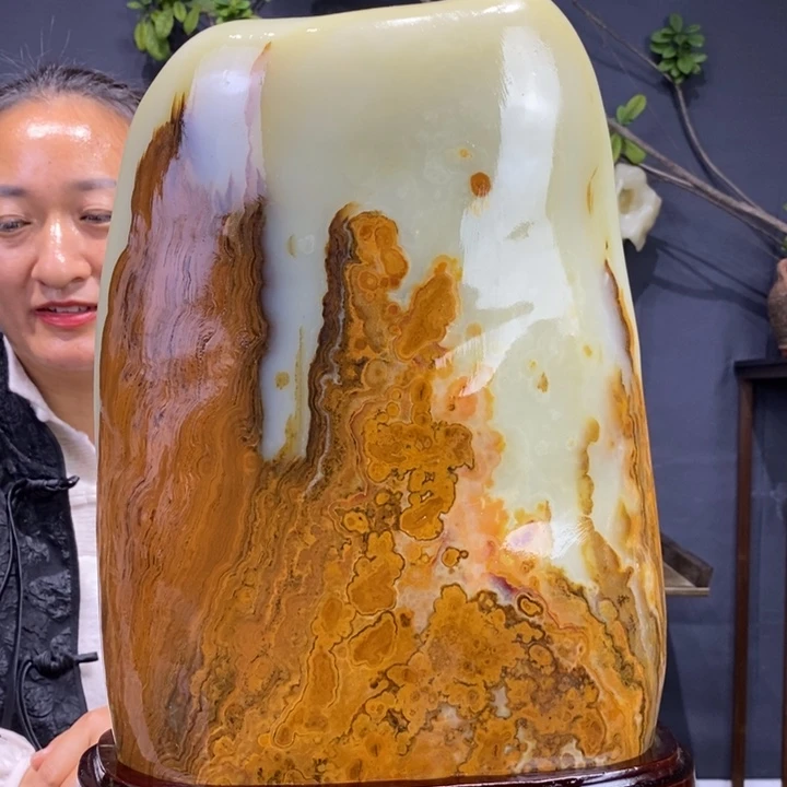 石材精品古青石摆件