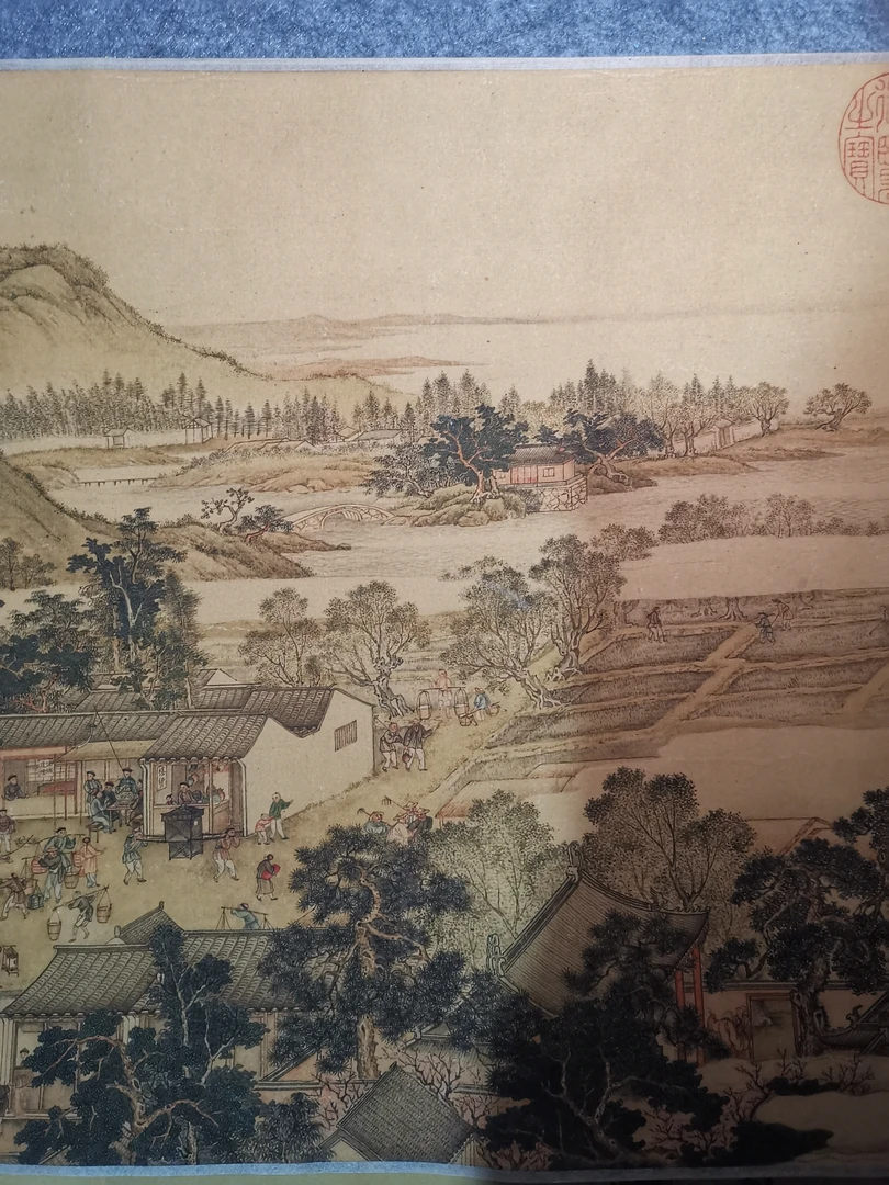 2字画改价链接（以直播为准）手工装裱，复刻古画