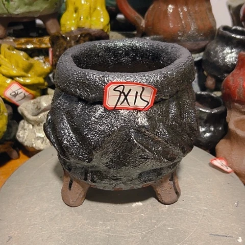 粗陶花盆手工花盆制作就这样了