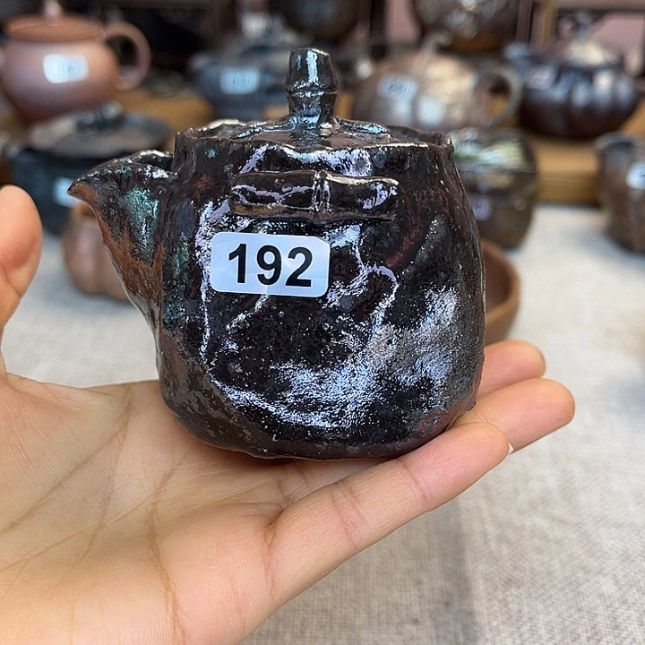 裸柴烧陶瓷手工茶器