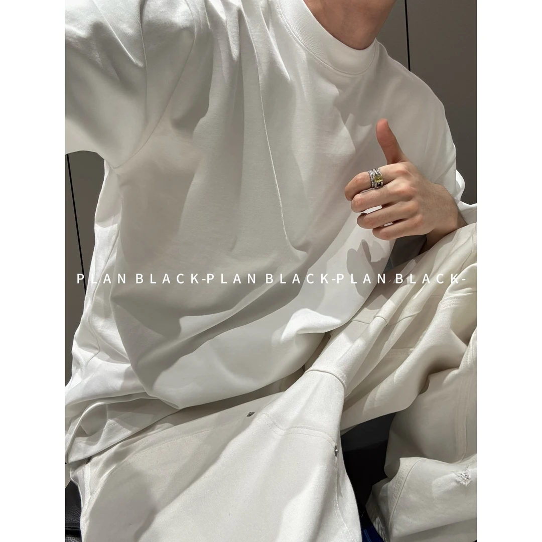 RICH陈发财【金标·战马】精致小金标系列！新款小领口男女款T恤6826