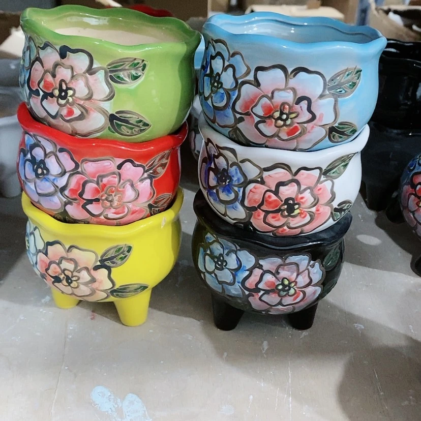 【闪购商品】陶瓷陶瓷花盆，多肉花盆