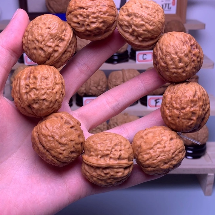 文玩核桃把件30手串32尺134克