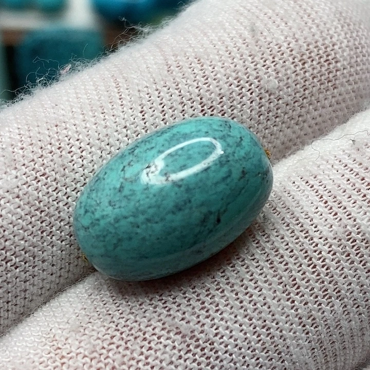 绿松石未镶嵌天然原矿 地大质检