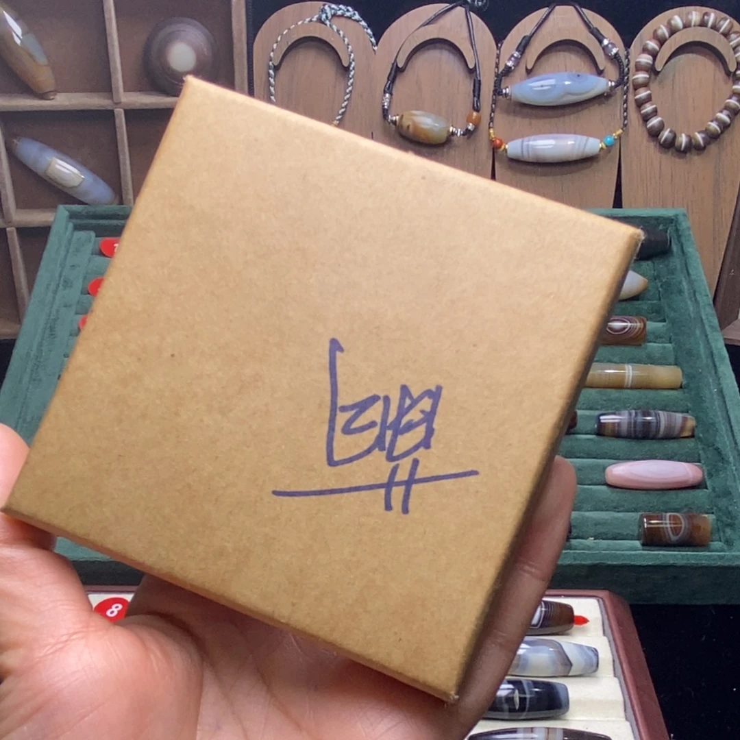 萌***奇玛瑙/玉髓未镶嵌颈饰