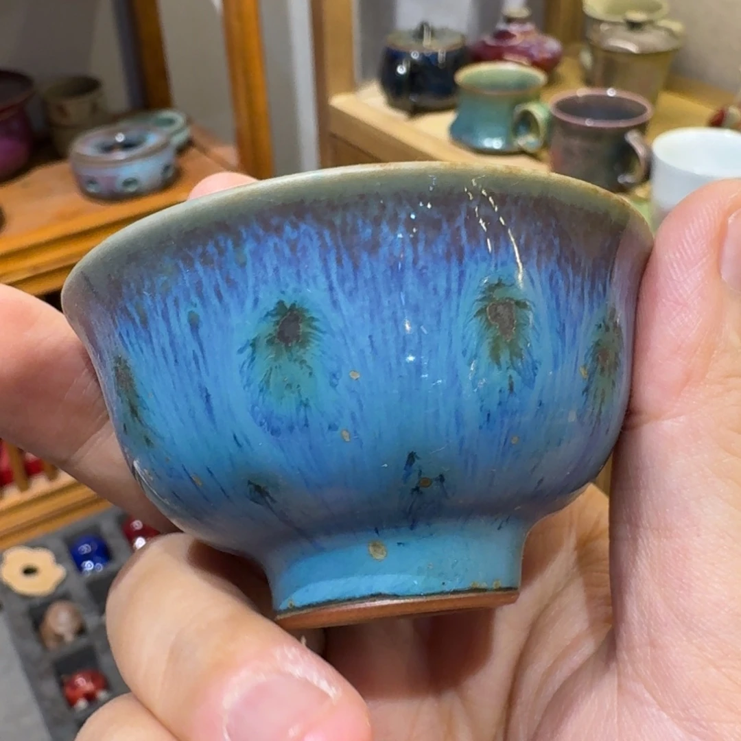 瓷片钧瓷单杯钧瓷单杯钧瓷单杯