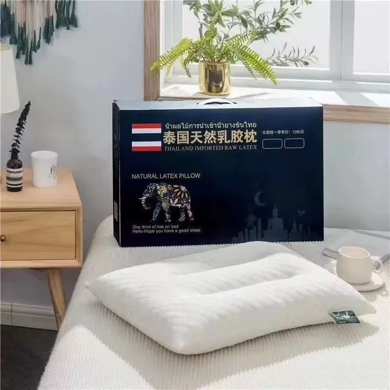 天然乳胶颗粒枕成人护颈椎枕芯助睡眠碎乳胶游戏周边