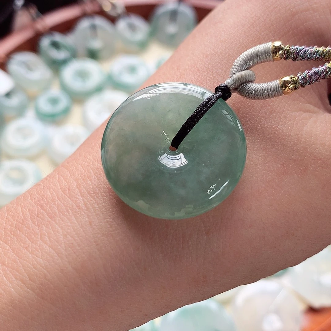 翡翠未镶嵌颈饰翡翠11，26.5/5.8