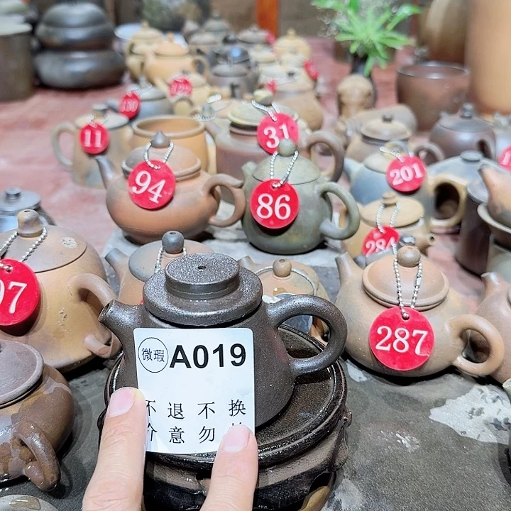 茶壶紫砂坭兴陶柴烧