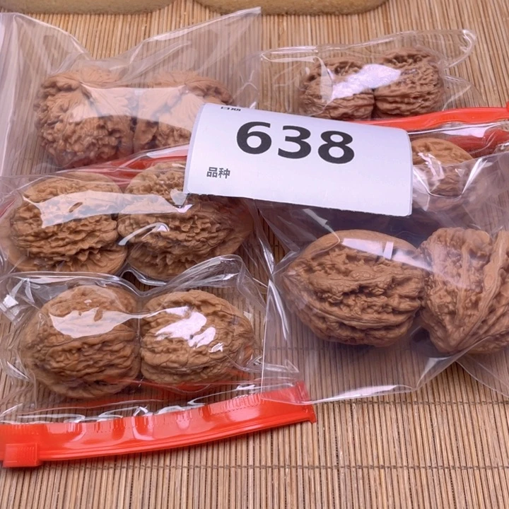 文玩核桃把件638号6对带练手粗筋