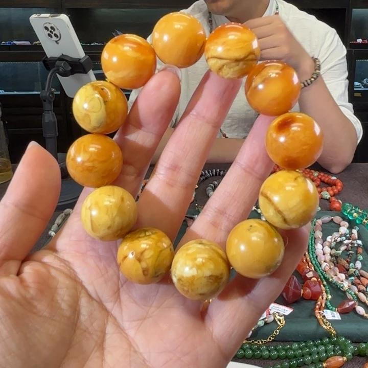 蜜蜡手链未镶嵌蜜蜡