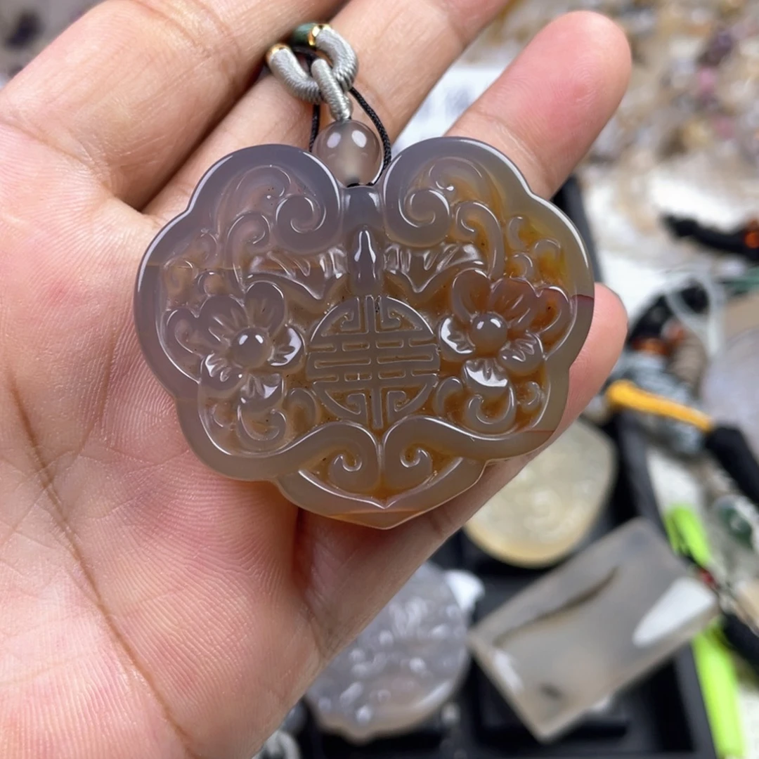 小***喵玛瑙/玉髓合金颈饰