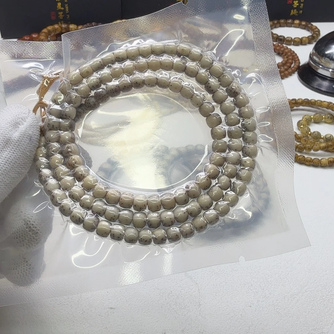 吊坠星月菩提27梵天糯冰大眼睛通体6左右108一物一图