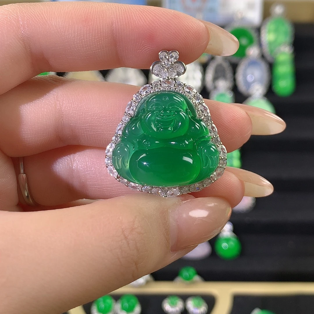 玛瑙/玉髓银S925镶嵌颈饰