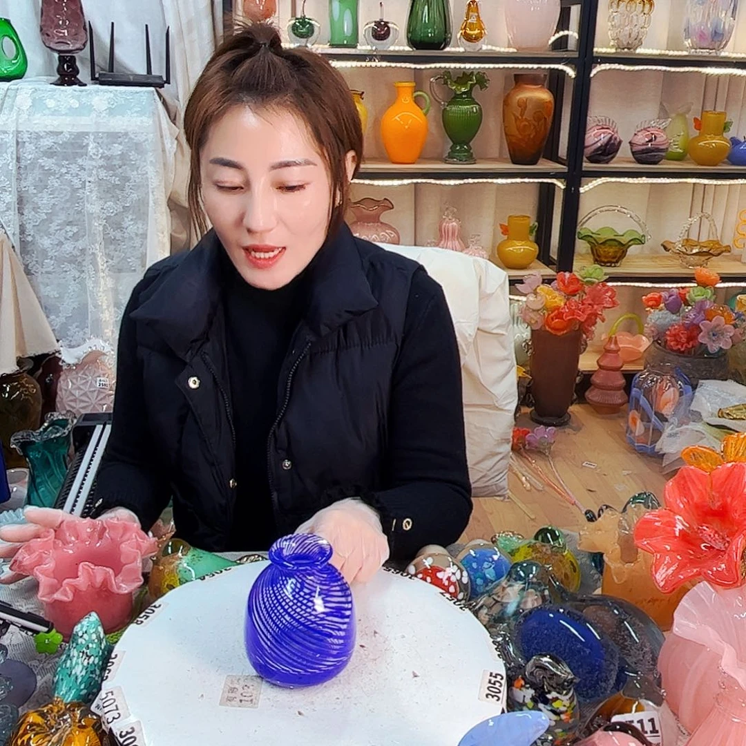 小蓝瓶夜场福利家悦琉璃工艺品