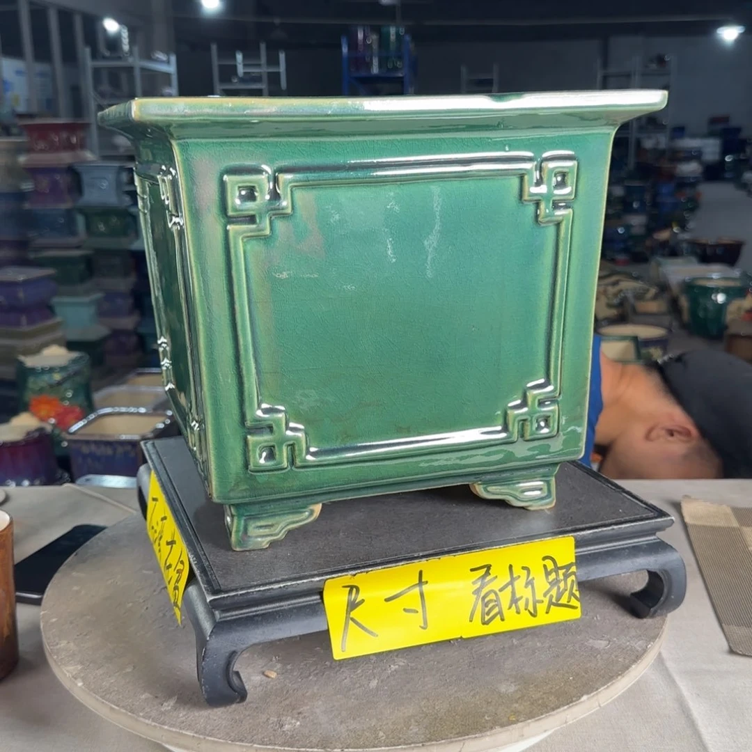 一风堂石湾花盆 内24*23微瑕气孔