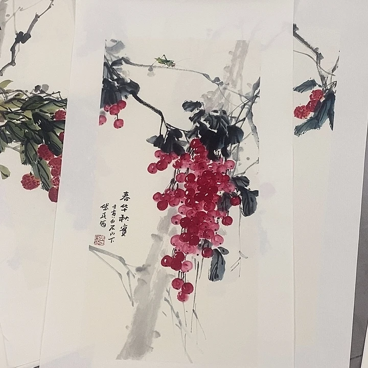 国画精品手绘作品