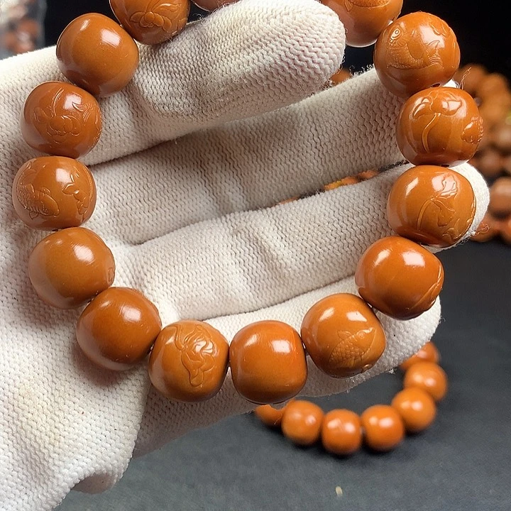 橄榄核手串/手链卿*年年有余14