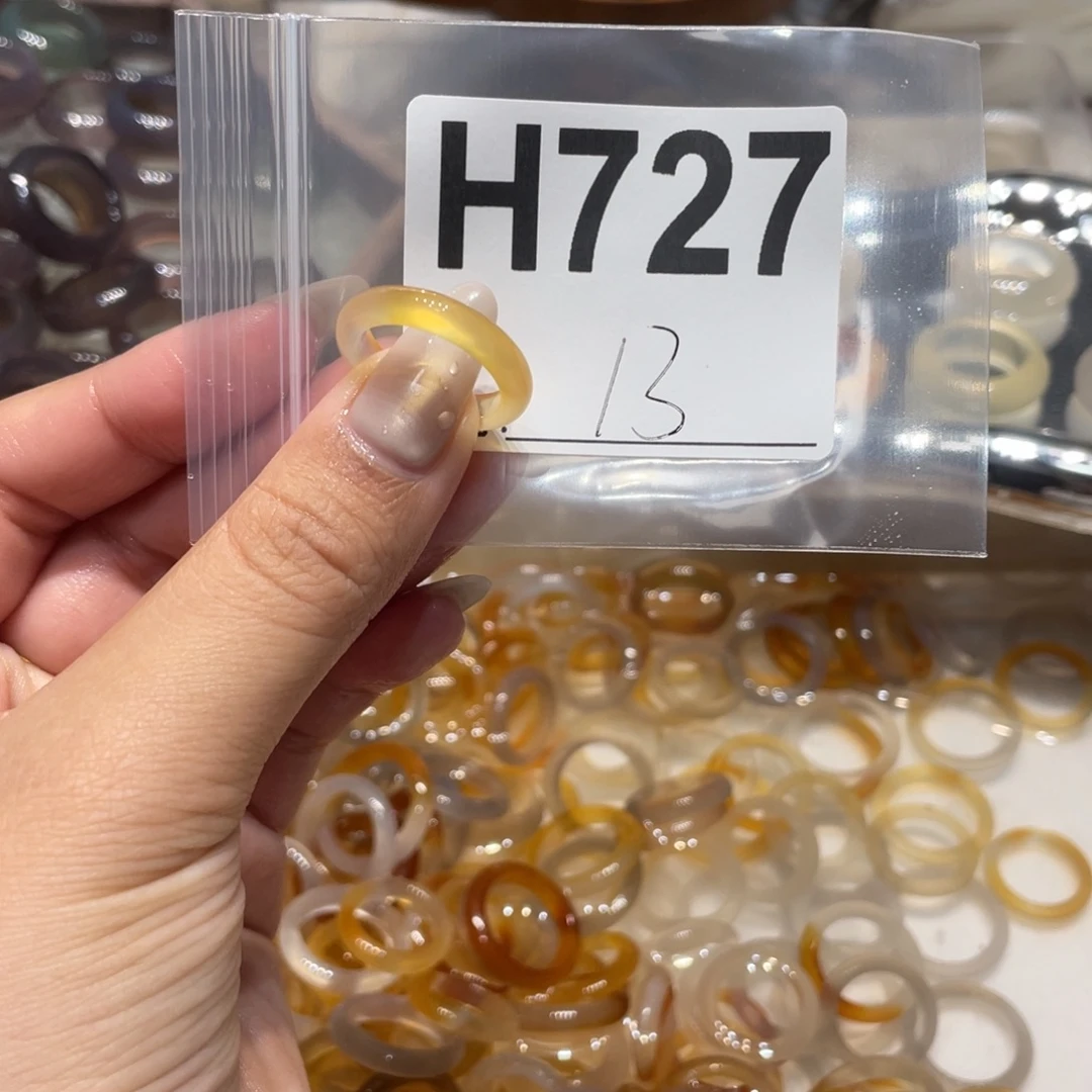 玛瑙/玉髓未镶嵌戒指727