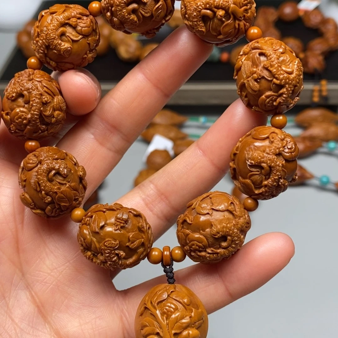 橄榄核吊坠事事如意