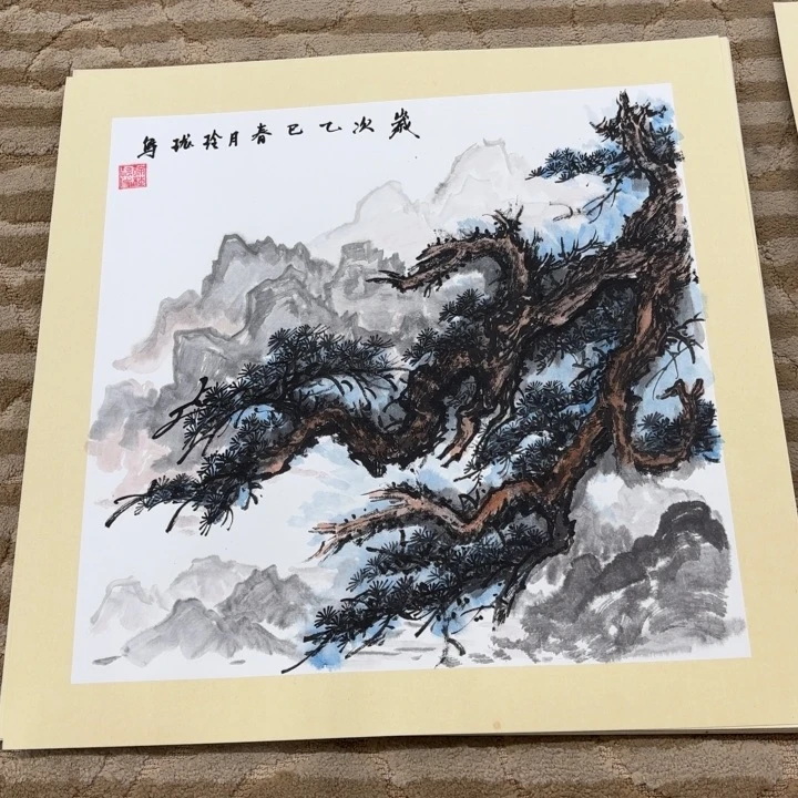 国画花鸟等多种鸟类和动物50.50