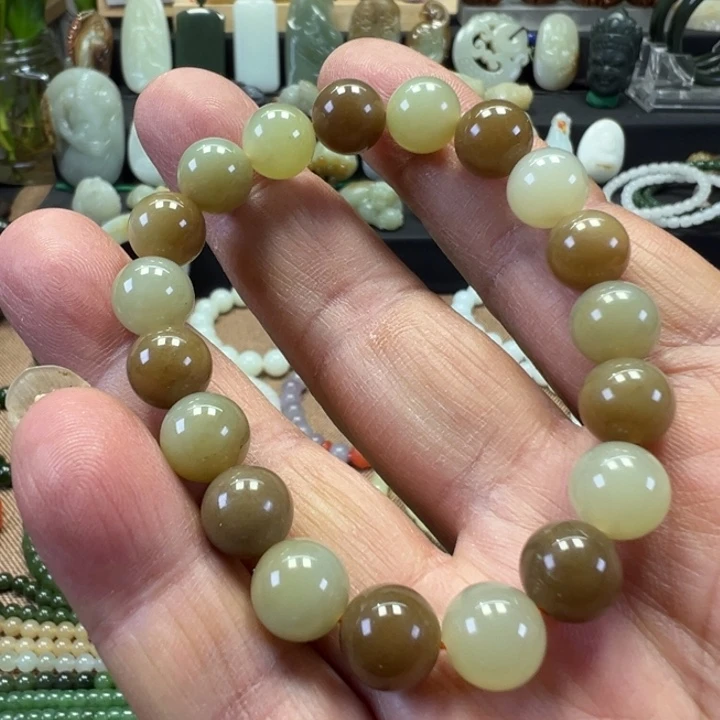 和田玉未镶嵌套链