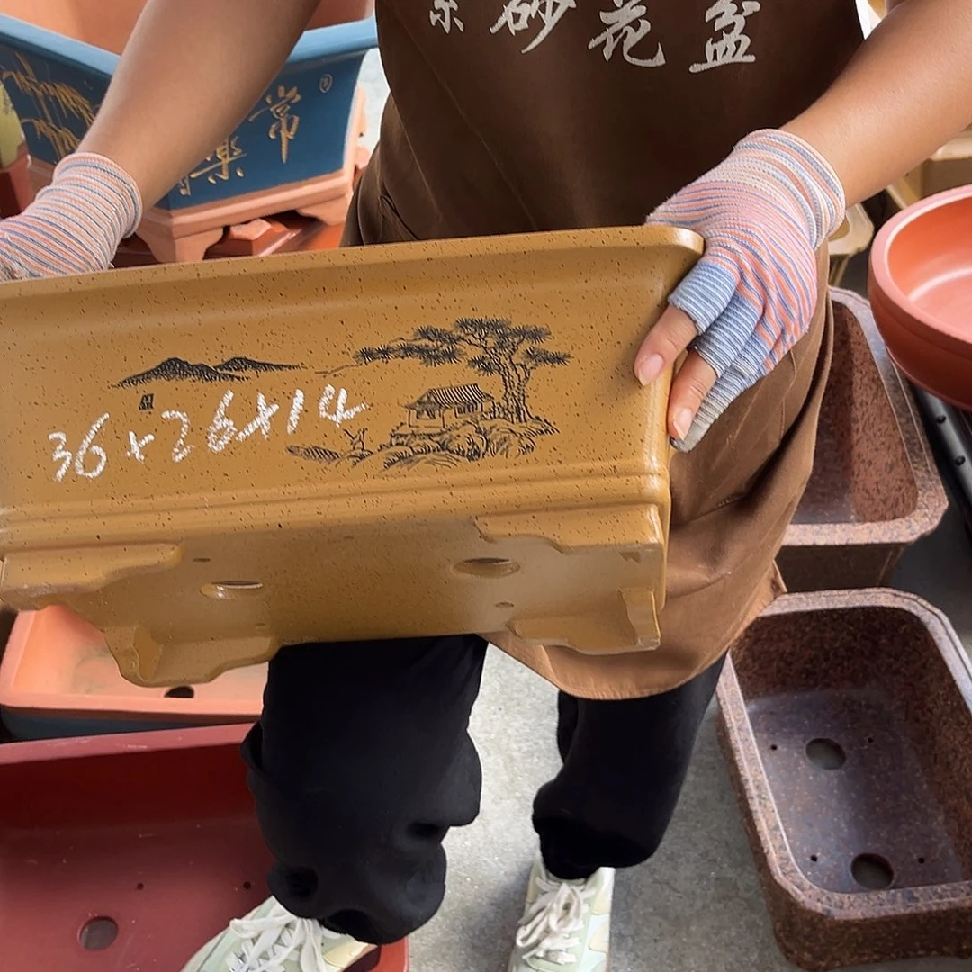 紫砂花盆盆景艺术