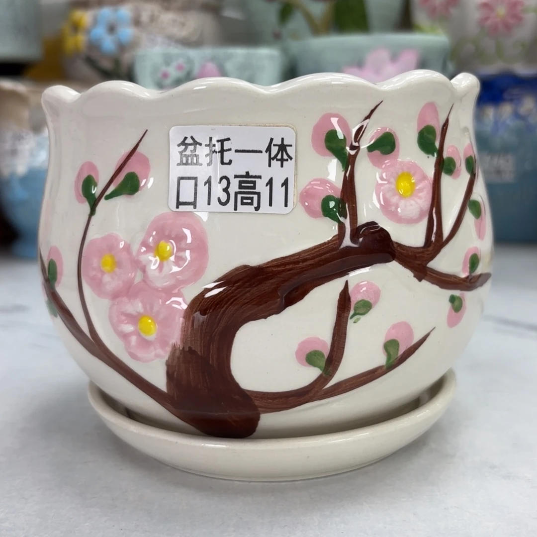 @夏西陶瓷花盆@@5886